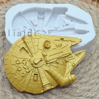 3d spaceship silicone fondant molds for baking chocolate resin molds cake decorating tools pastry kitchen baking accessories x78