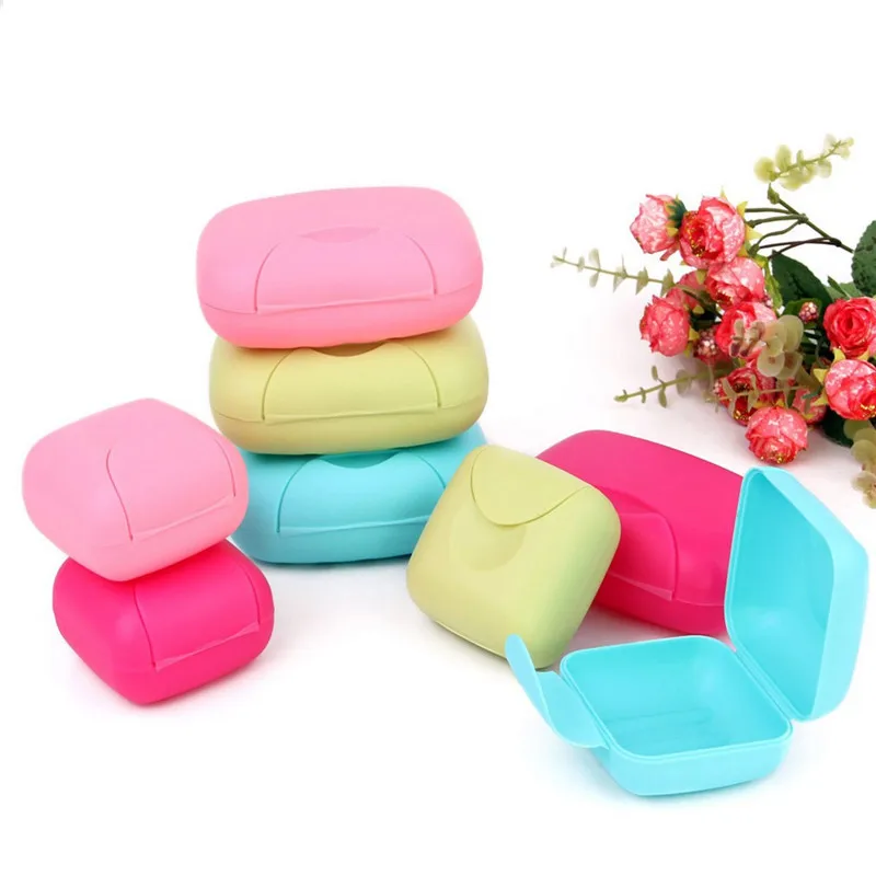 Многоцветная портативная мыльница для ванной комнаты чехол большого и