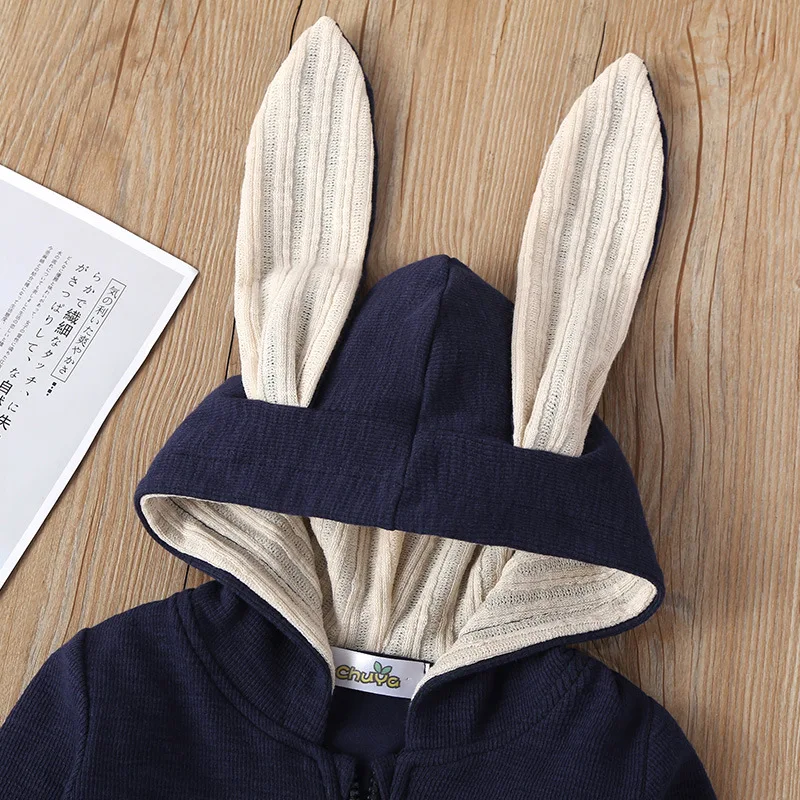 В 2020 году весенне-осенний Детский комбинезон с большими ушами для мальчиков и