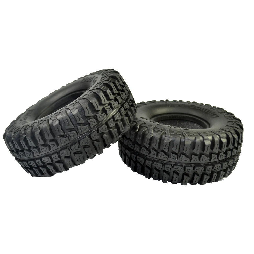 

1/10 RC 1.9 Inch 100mm Rubber Outer Diameter Crawler Tires for 1/10 D90 Axial SCX10