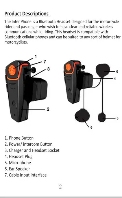2 шт BT-S2 мотоциклетный шлем Bluetooth домофон гарнитуры 1000 м мотоцикл переговорные с мягким микрофоном FM Водонепроницаемый IPX6