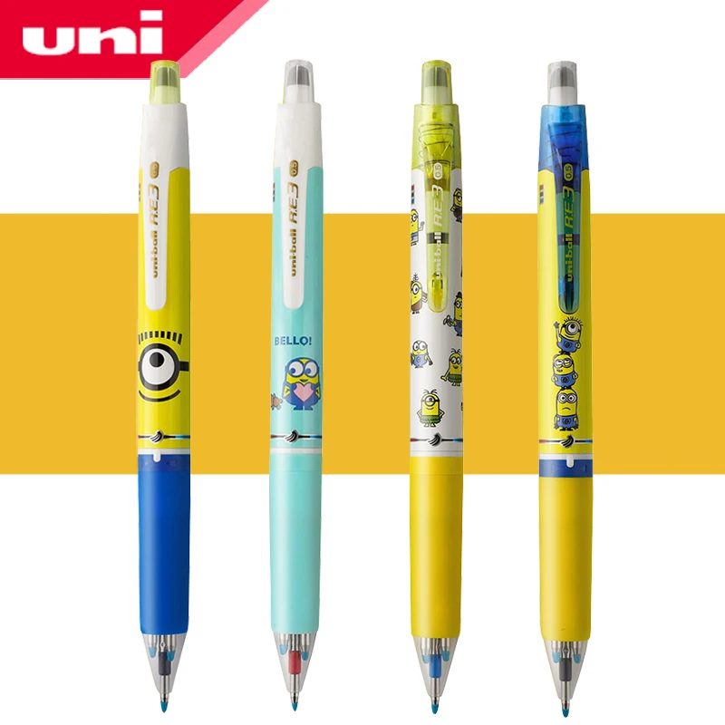 

1 шт. UNI Ограниченная серия URE3-600 гелевая ручка с аккумулятором, трехцветная со стирающимися чернилами гелевая ручка 0,5 мм отложным воротнико...