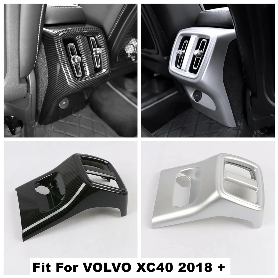 

Accessories Central Console Armrest Storage Box Rear AC Air Conditioner Outlet Vent Panel Cover Trim For VOLVO XC40 2018 - 2021