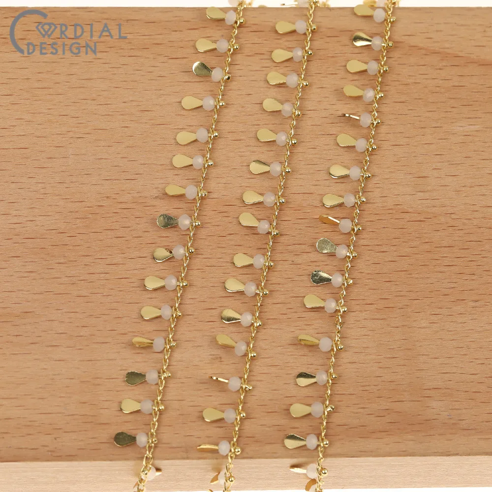 

Cordial Design Bracelets Accessories/Copper Chain For Necklace/Hand Made/DIY Making/Crystal Chains/Jewelry Findings & Components