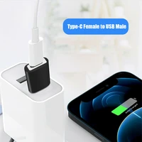 type c female to usb a male converter adapter for iphone 12 pro ipad samsung phone accessories