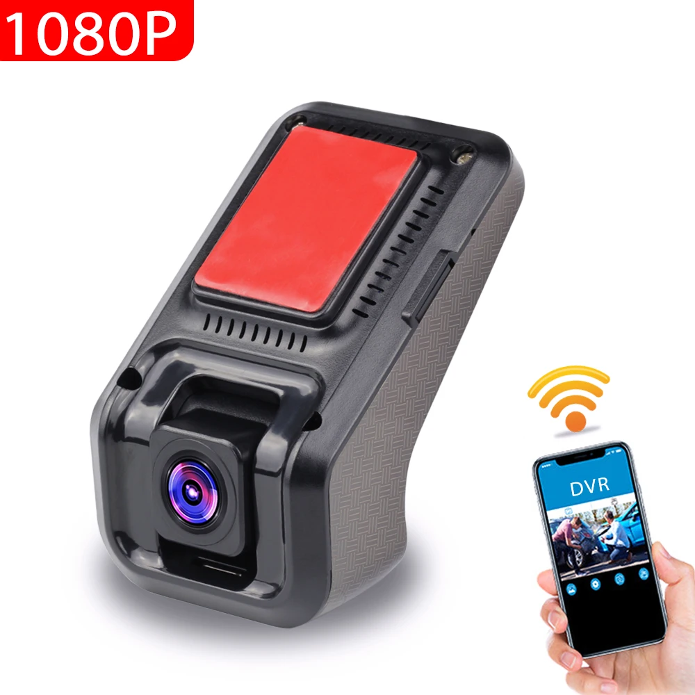 Автомобильный видеорегистратор Автомобильная камера 1080P 140 градусов WiFi ADAS HD