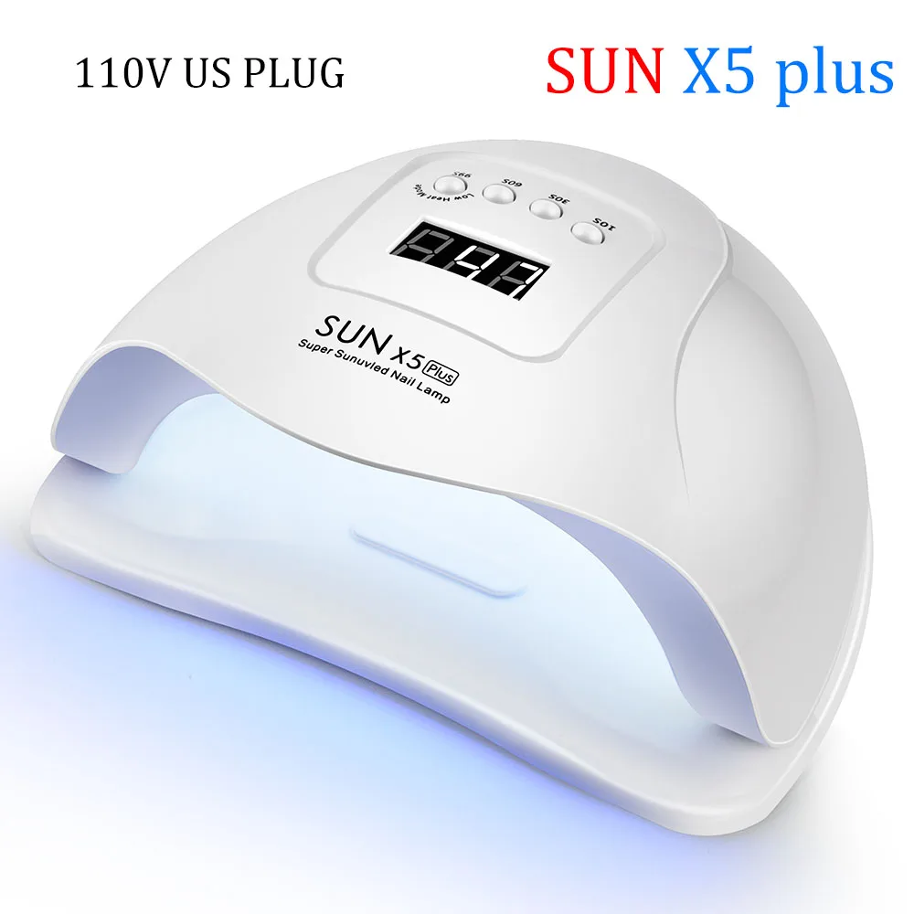 SUNX5 Plus 72 Вт/54 Вт УФ-лампа, светодиодный светильник для ногтей, Сушилка для ногтей, Солнцезащитный светильник для маникюра, лампа для сушки гелевого лака - Цвет: SUNX5 US PLUP