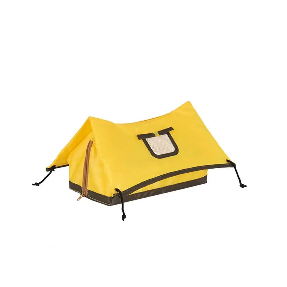 

Creative Tent-shaped Foldable Napkin Holder Portable Tissue Box for Outdoor Camping Creative Tent-shaped Foldable Napkin Holder