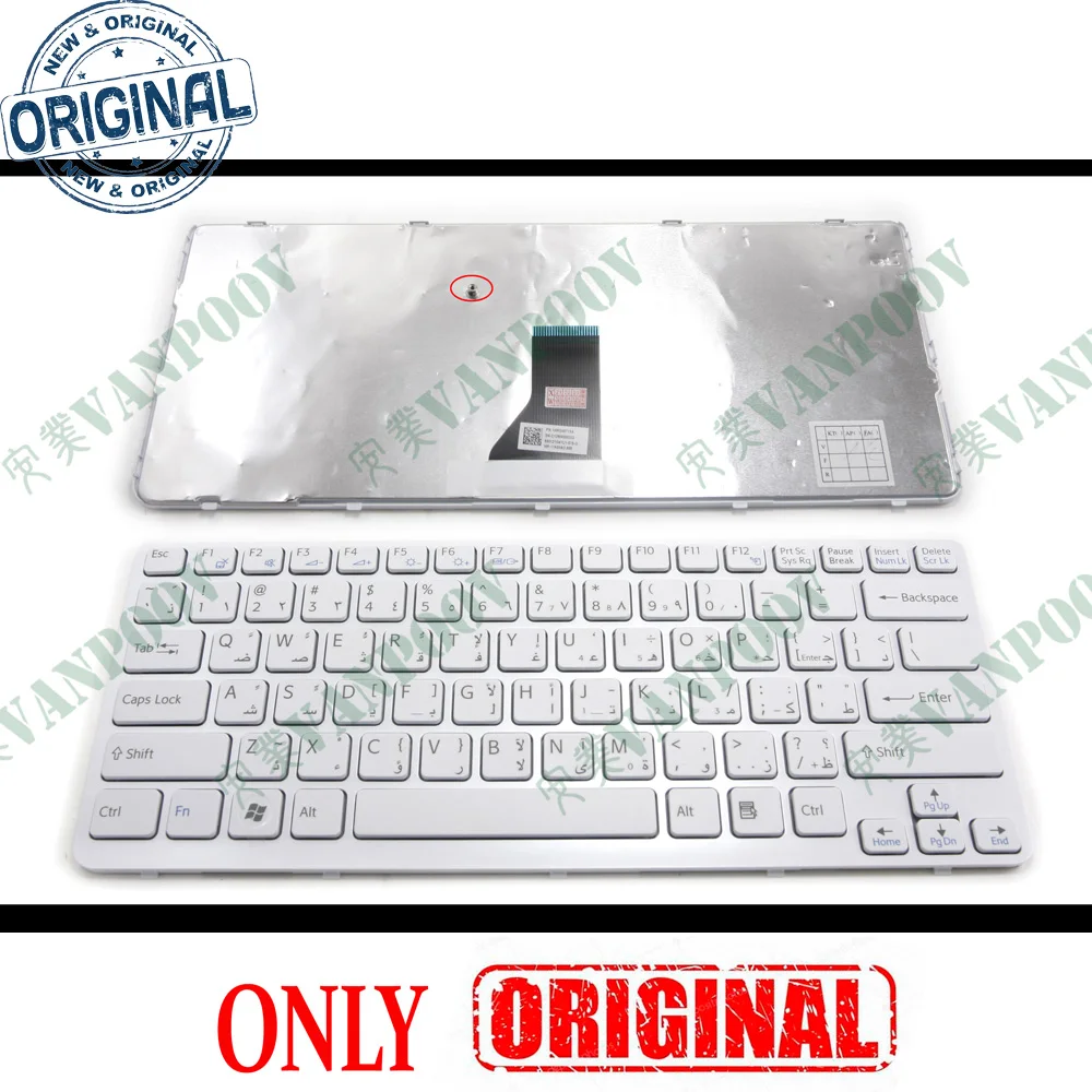 

Новая тайская Клавиатура для ноутбука Sony Vaio E Series SVE14 SVE14 SVE141SVE1412S7C SVE1412S6C, белая рамка 149024871