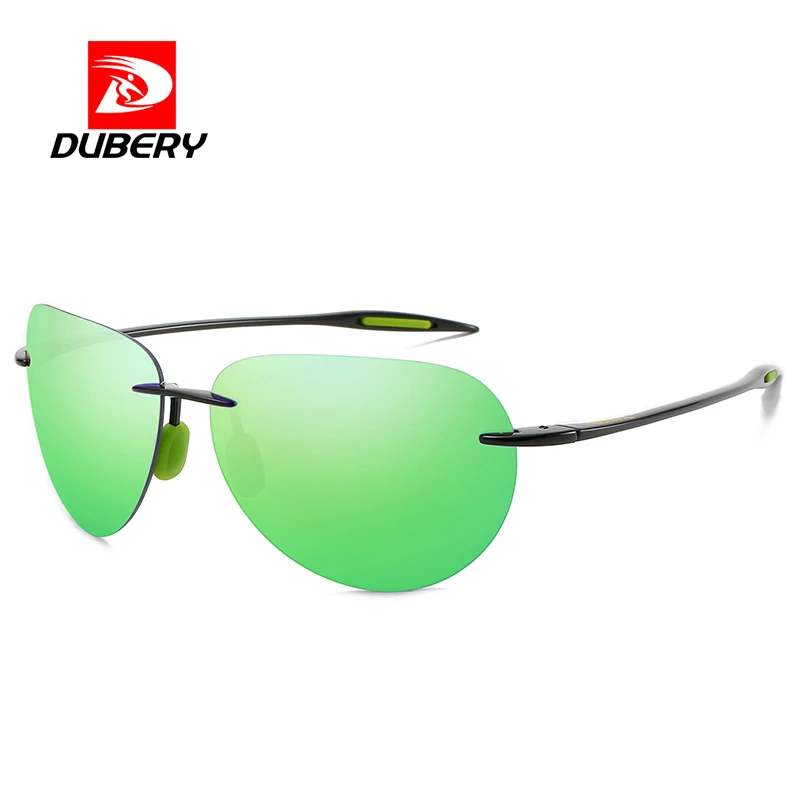 Солнцезащитные очки DUBERY мужские UV400 винтажные темные для вождения в черной