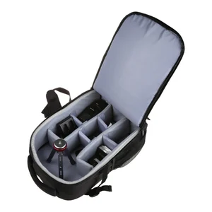 camera bag backpack case waterproof dual zipper pulls bag for dslr slr mirrorless camera tripod photography for canon nikon sony free global shipping