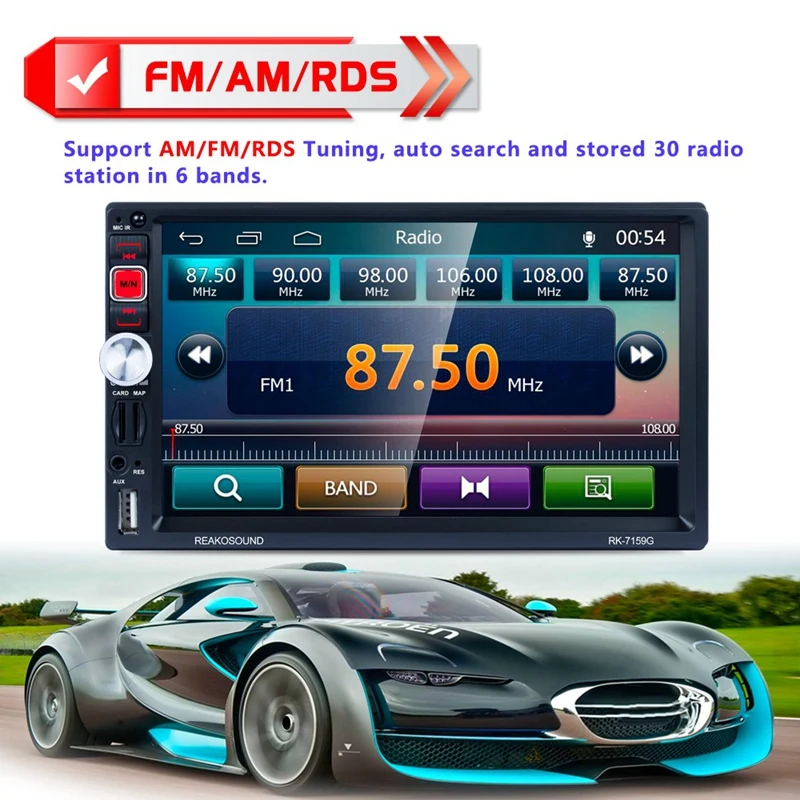 

Android MP5 , 2 Din, , Bluetooth GPS RDS/AM/FM