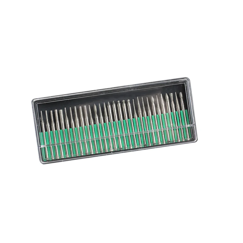 30 шт./компл. 3 мм вращающиеся сверла с кристаллами Алмазные Заусенцы Набор