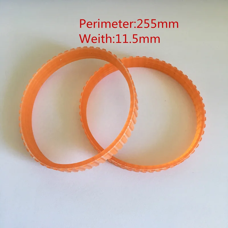 

2pcs electric planer drive belt 255*11.5MM good quality