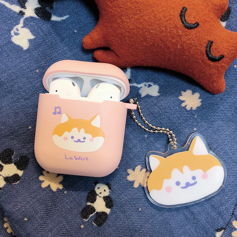 STARRY FOREST X LA WEST Мягкий чехол из ТПУ для Airpods 1/2/PRO с кольцом ключей девочек и пар|Сумки