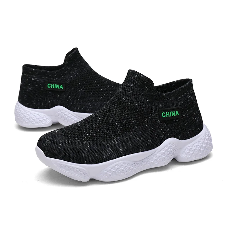Children Casual Shoes Kids Walking Socks Boys Sports Light Girls Child Knit Sneakers Autumn Tenis Infantil Kid Shoe | Спорт и
