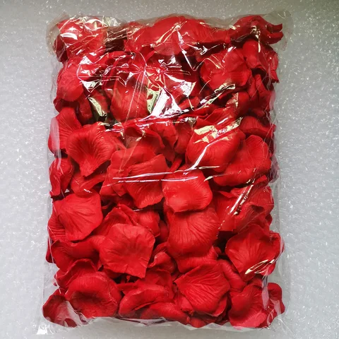 Оптовая продажа, новинка 7000 шт./лот, 500 г, 5*5 см, большие лепестки роз, Свадебные лепестки роз, романтические искусственные лепестки роз GC5