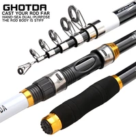 spinning telescopic spinning rod 2 1 3 6m or fishing rod and reel combo set metal spool 5 21 gear ratio