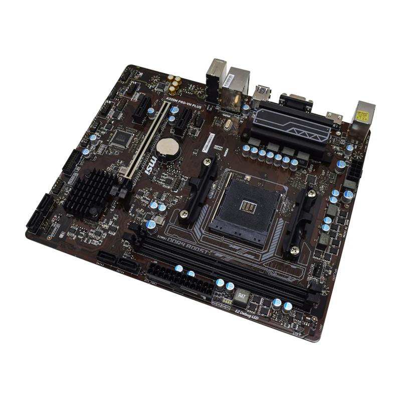 msi a320m pro vh plus socket am4 amd a320 original pc motherboard ddr4 32g ryzen 5 3500x 3600x cpus pci e 3 0 hdmi sata3 usb3 1 free global shipping