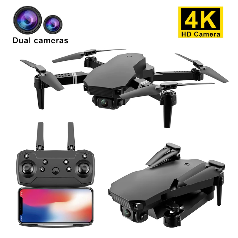 Профессиональный четырехтаксильный Дрон NewMini UAVProfessional 4KHD двойная камера UAV