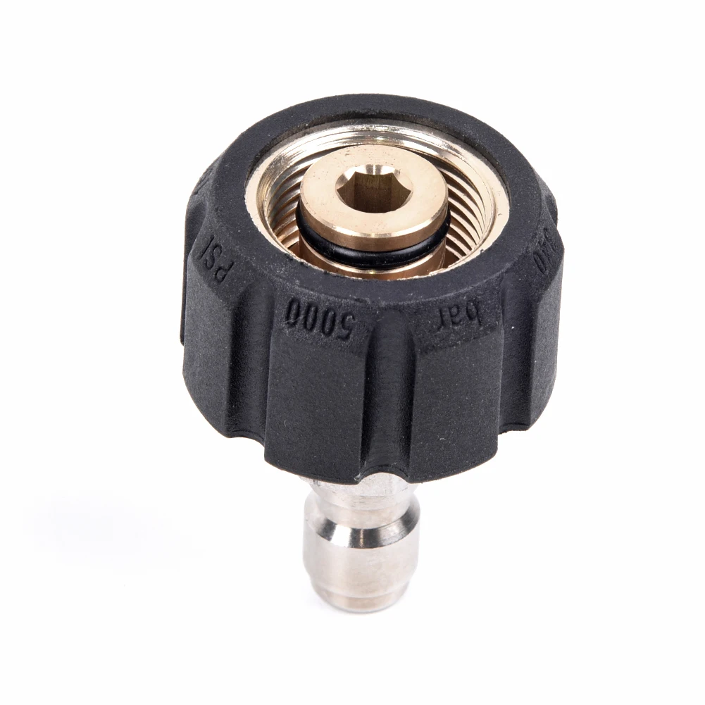

Quick Connect Pressure Washer Connector M22/14 To 1/4 Inch Nozzle Pipe Car Clean