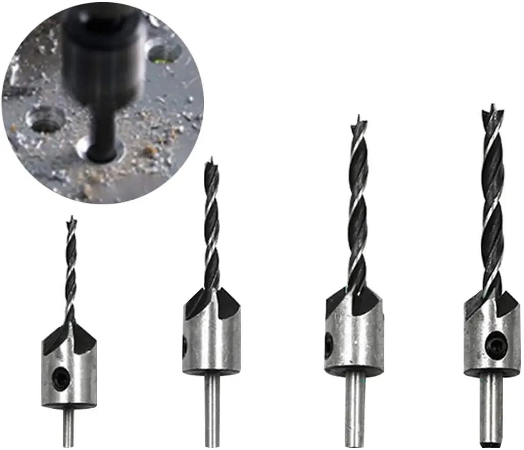 3-10 мм столешница сверло флейта Круглый хвостовик регулируемые конические биты