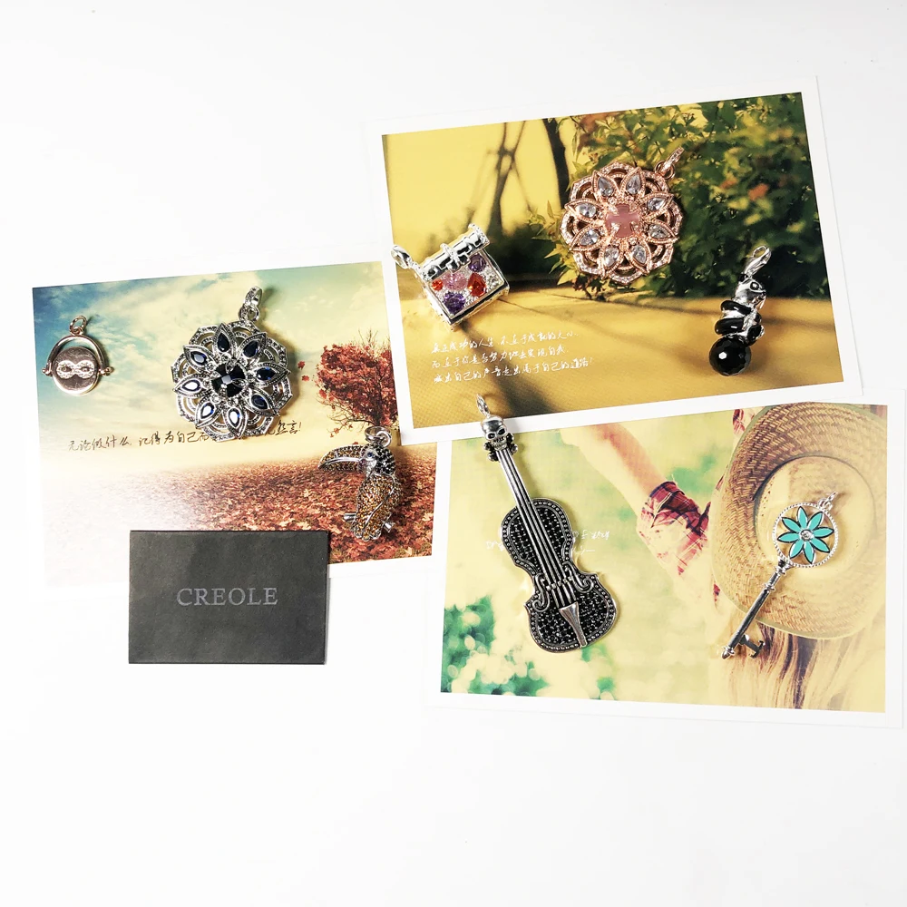 Цепочка с подвеской в виде ключа Лотос вечность Тукан панда сокровище скрипка