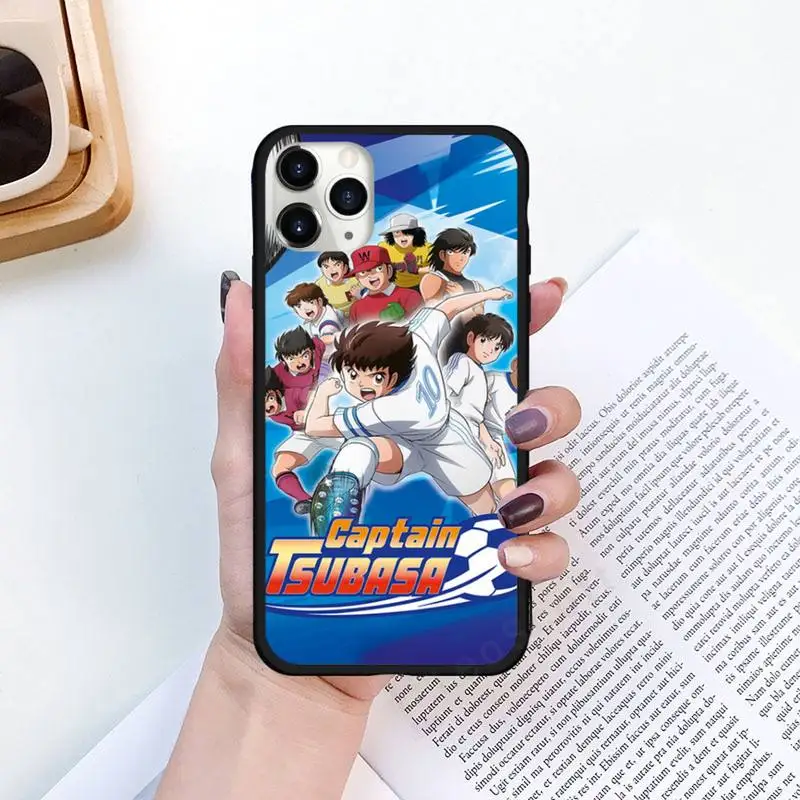 

Captain Tsubasa Football Anime Phone Case for iPhone 11 12 mini pro XS MAX 8 7 6 6S Plus X 5S SE 2020 XR Luxury shell