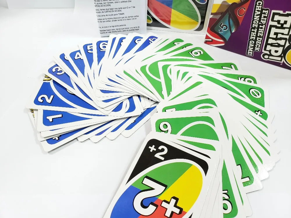 Flip cards 108 игральные карты семья дети развлечение настольная игра стандартная забавная игра в покер головоломка интеллектуальная игра инструмент с коробкой - Цвет: Flip cards