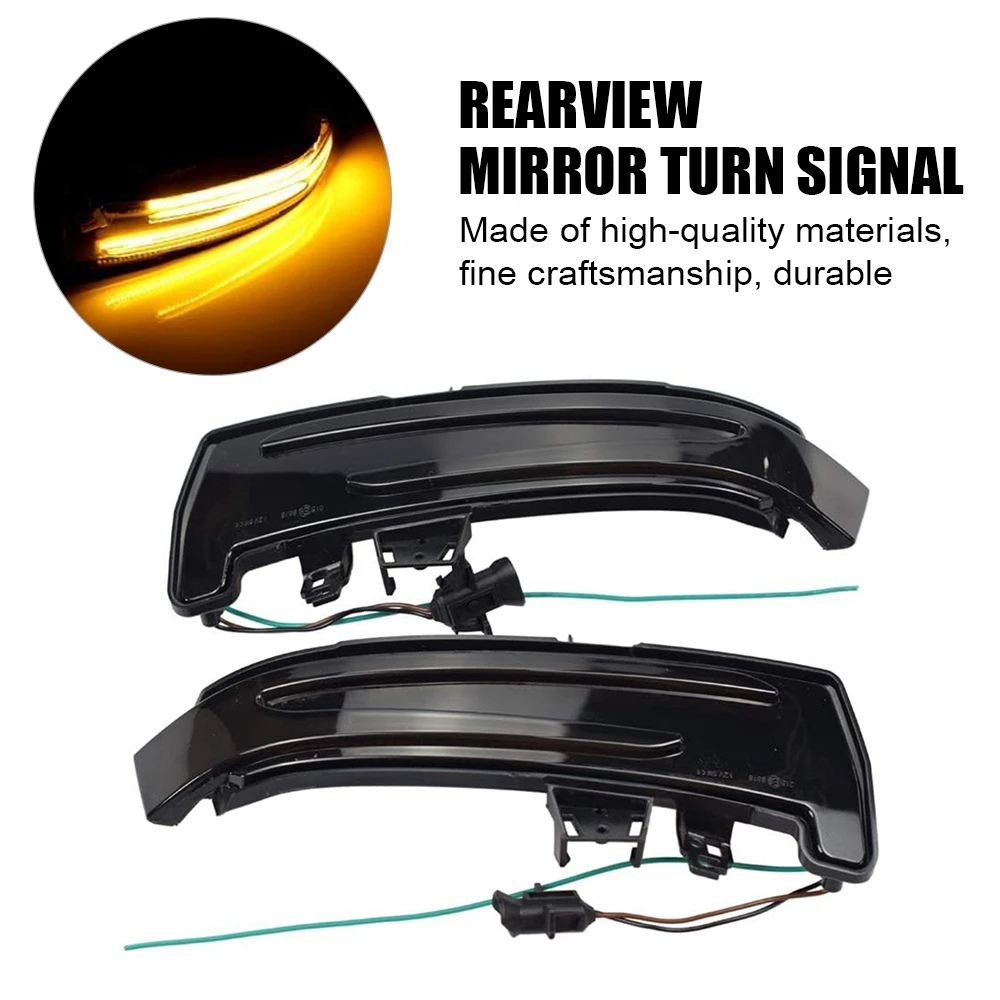 

2Pcs Dynamic LED Side Mirror Sequential Turn Signal Lights For Mercedes Benz A/B/C/E/S/CLA/GLA/GLK/CLS Class W176 W246 W204