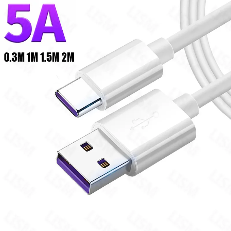 Кабель зарядный с разъемом Type C для Huawei P30 P20 Mate 30 20 lite см/короткий/1 м/1 5 м/2 м/200