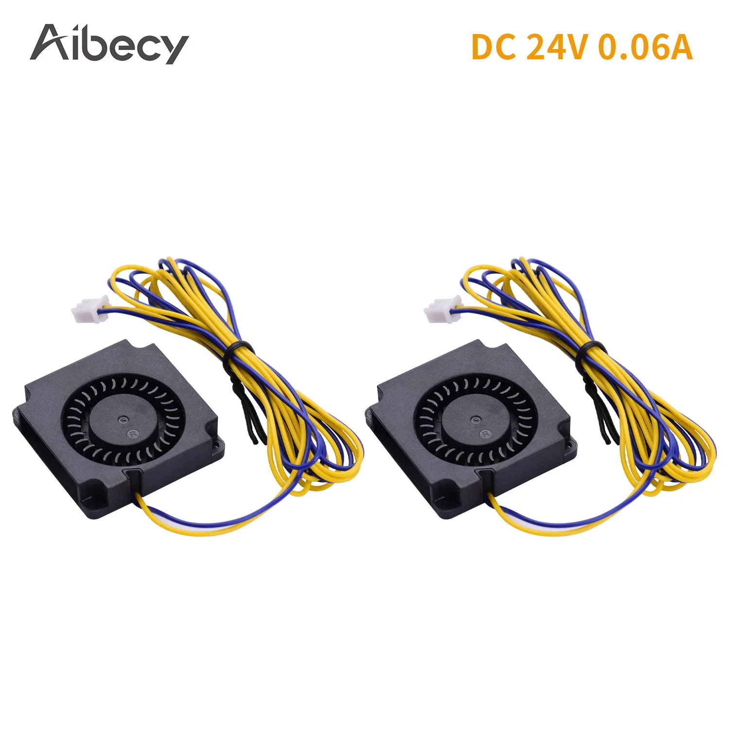 Вентилятор Aibecy 2 шт. Бесщеточный Охлаждающий вентилятор 40*40*10 мм 24 В постоянного