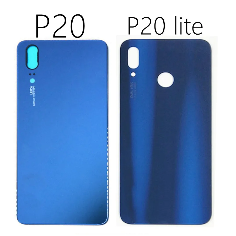 Для huawei P20 Pro Крышка батарейного отсека задняя дверь Корпус Задняя стеклянная панель для huawei P20 Lite Крышка батарейного отсека Nova 3e Замена