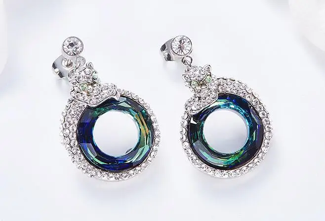 

YAM05 925 серебро циркон серьги простой циркон женские серьги свадебный подарок