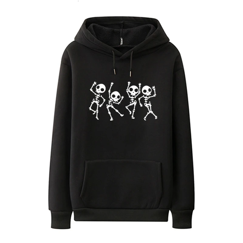 

Funny Skeleton Sweatshirt Women Skull Halloween Hoodies Women Cartoon Punk Cute Graphic Womens Hoodies graphic Pullover- K169