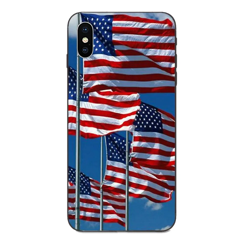 TPU Cute Skin Hotsale Usa America Flag For Huawei nova 2 2S 3i 4 4e 5i Y3 Y5 II Y6 Y7 Y9 Lite Plus Prime Pro 2017 2018 2019 | Мобильные