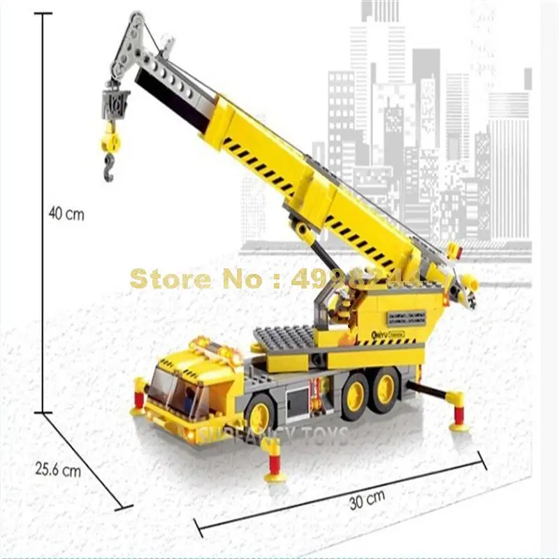 380 шт городской инженерный подъемный кран строительные блоки 1 кирпичная