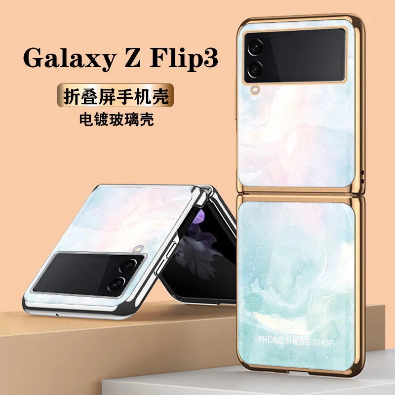 

Для Samsung Galaxy Z Flip 3 Case F7110 Case Plating Case