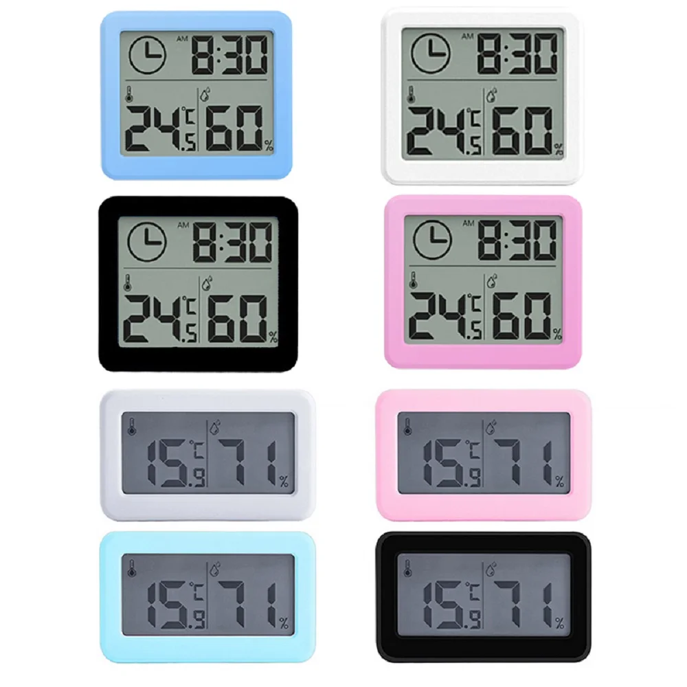 Термометр гигрометр ультра тонкий многофункциональный автоматический