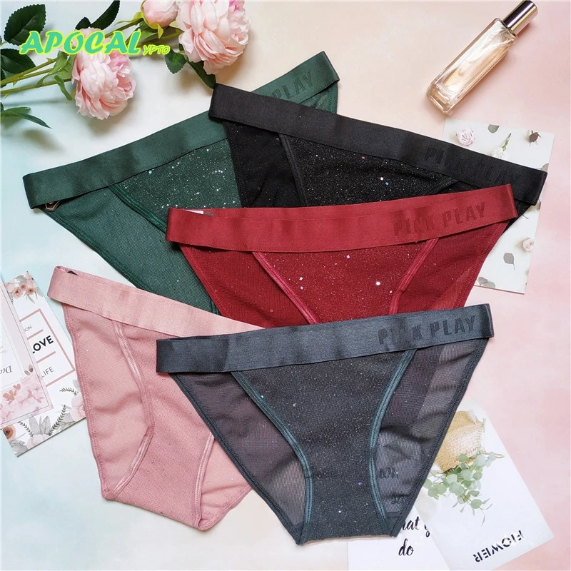 APOCAL сексуальные кружевные трусики шикарное прозрачное женское белье Сетчатое