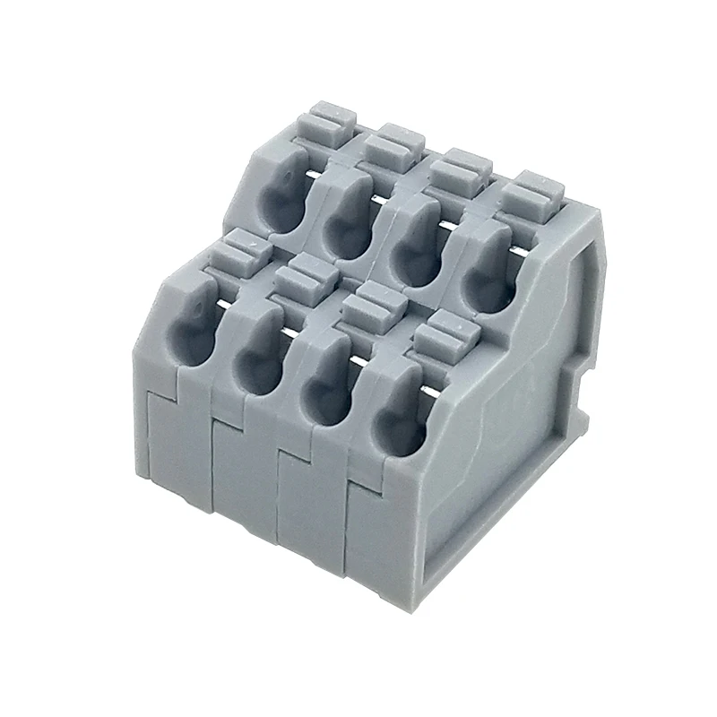KF250T 5 0 2P ~ 12P двухрядные компактные клеммные колодки с пружинной печатной платой
