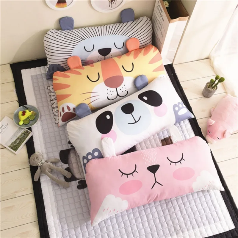 

Детская подушка для кровати, детская подушка для тела из 100% полиэстера, украшение для дома для мальчиков и девочек, спальный большой размер 50*110 см, панда, Лев