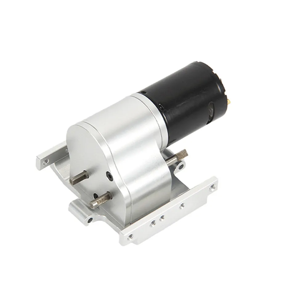 

Easy Installation Full Metal Gearbox & Base for 1/16 Full Metal Pipe Frame RC Climbing Car DIY Upgrade Parts