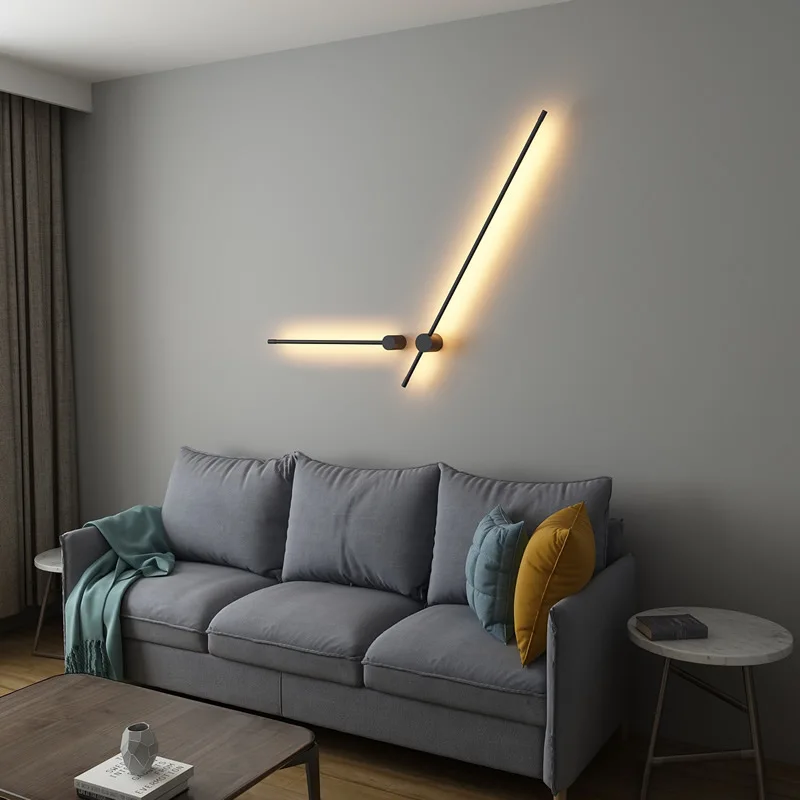 

glass wall sconces lamparas de techo colgante moderna wood led bedroom dining room aisle wall lamp