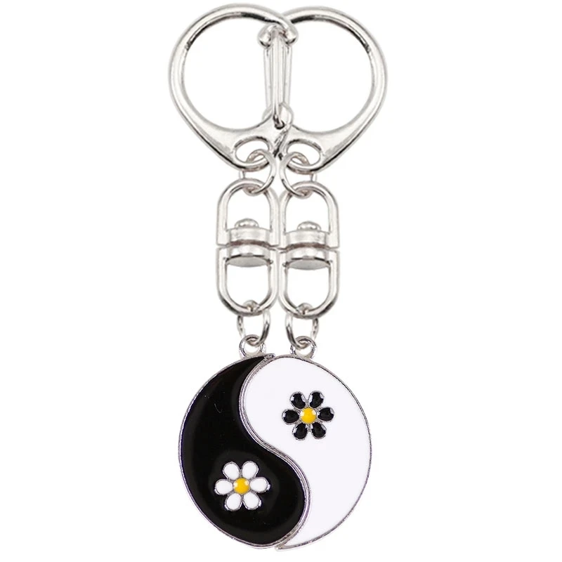 

Matching Pendant Key Chains Keychain Personalized Lovers Keyring Girlfriends Accessories for Jewelry Friendship Fine