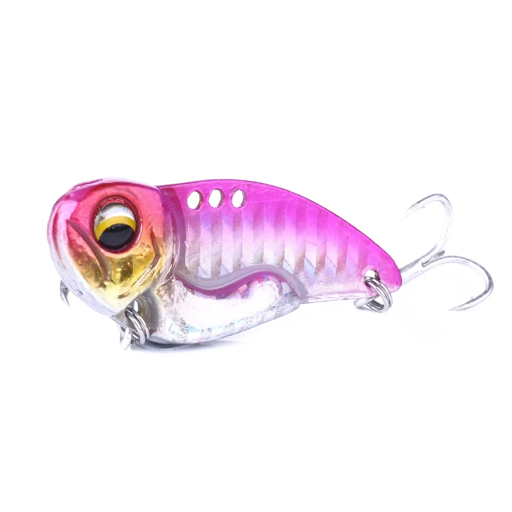 

1Pcs Metal Spoon Wobbler Fishing Lure Bass Carp VIB Lead Fish Artificial bait Fishing Crank Bait lure