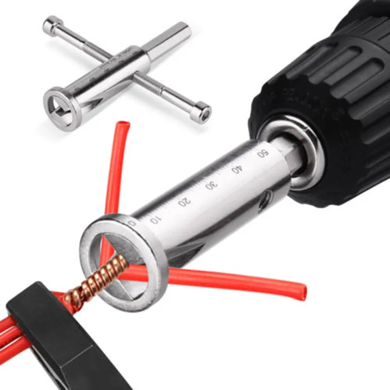 

Steel Wire Twisting Tools Cable Connector Stripper Twister Power Drill Drivers R