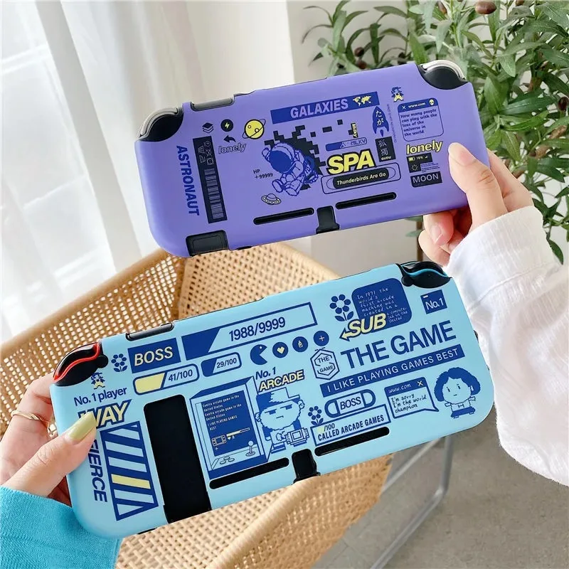 Защитный чехол с мультяшным рисунком для Nintendo Switch NS Video Game Space TPU полноразмерный