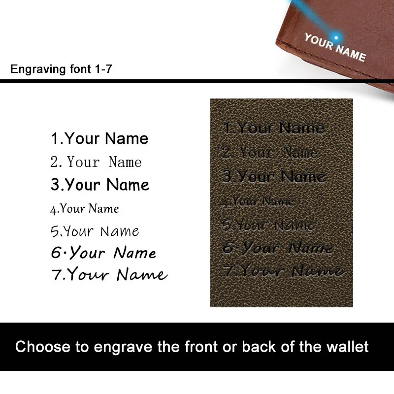 

Mens Wallet Leather Genuine Minimalist Designer Cow Leather Bifold Men's Wallet Photo Purses & Wallet