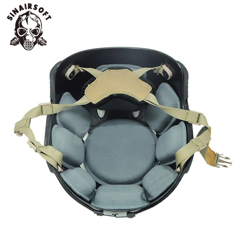 СИНАРСОФТ Тактический шлем общего назначения с подвеской X-Nape и регулируемым ремнем для охоты, стрельбы и военных действий.